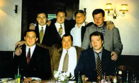 Seated from left: Viktor Averin, Sergei Mikhailov and Andrei Skoch. Lev Kvetnoy is in the back row