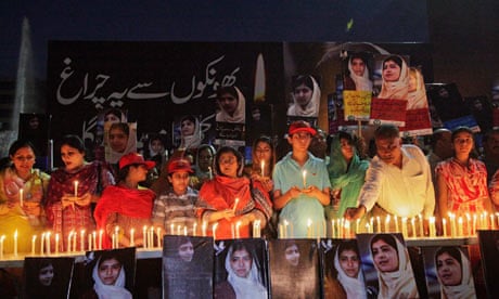 Malala Yousufzai vigil Lahore