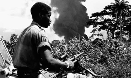 Soldier in Biafran war, 1968