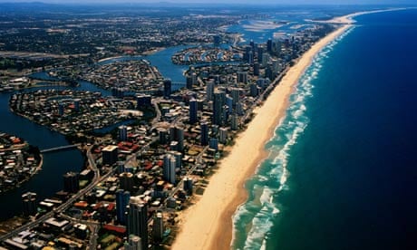 Aerial view of Queensland, Austraila