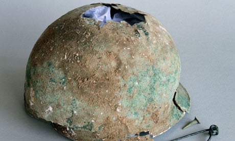 An extremely rare Iron Age helmet from near Canterbury, Kent,