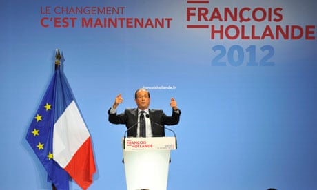Francois Hollande campaigns