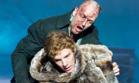Benedict Cumberbatch and Jonny Lee Miller in Frankenstein