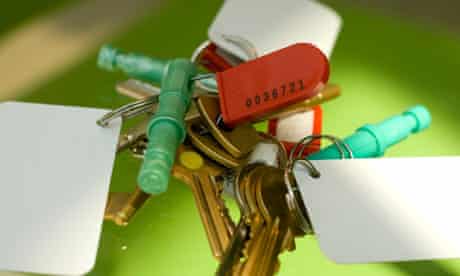 A bunch of house keys