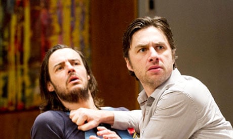 Lacking punch … Paul Hilton (Myron Dunlap) and Zach Braff (Charlie Bloom) in All New People