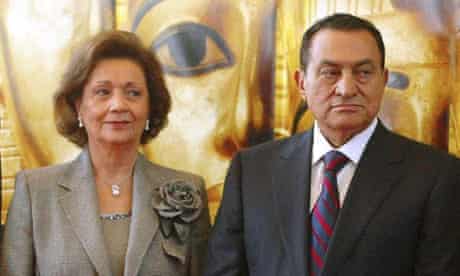 Suzanne and Hosni Mubarak, 2004