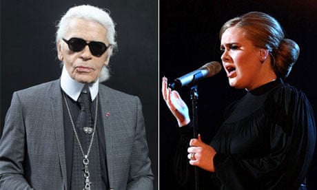 Karl Lagerfeld says Adele is little too fat' | Fashion | The Guardian