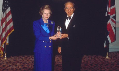 Margaret Thatcher and Rupert Murdoch