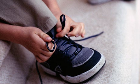 Why we shouldn't get tied up in knots over children and shoelaces |  Children | The Guardian