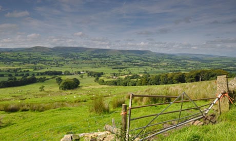 A view of the Bowland Basin from Longridge Fell in the Ribble valley
