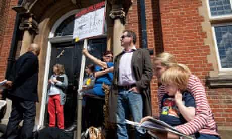 Kensal Rise library protesters