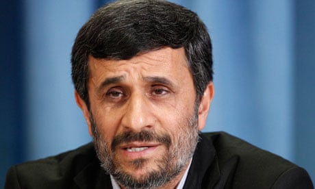 Iran's president Mahmoud Ahmadinejad 