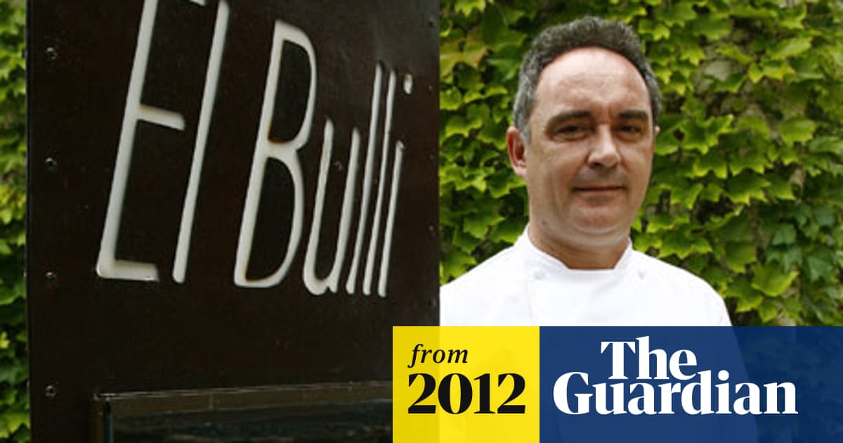 El Bulli Chef Sued Over Allegations Of Cheating Former Partner Ferran Adria The Guardian