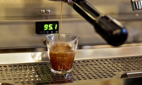 Watch that temperation … a coffee machine at Prufrock's