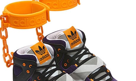 Adidas 'slavery' shoe withdrawn as shackles raise hackles | Fashion | The Guardian Adidas 'slavery' shoe withdrawn as shackles raise hackles | Fashion | The Guardian
