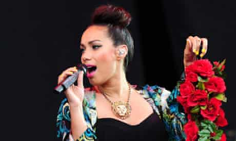 Leona Lewis at Radio 1's Hackney Weekend on Saturday
