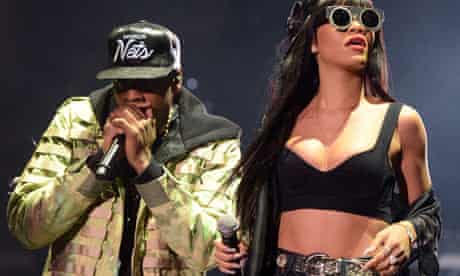 Jay-Z and special guest Rihanna performs at the BBC's Hackney Weekend in east London.