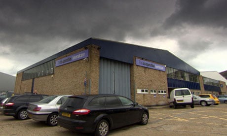 A warehouse operated by Co-operative Funeralcare