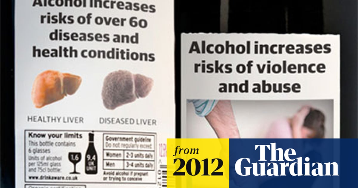 Health warning labels on alcohol