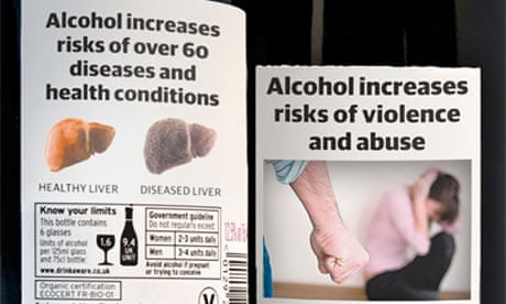 Alcohol warning label