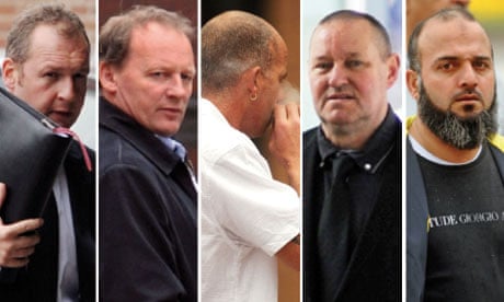 Five men found guilty of child sex abuse