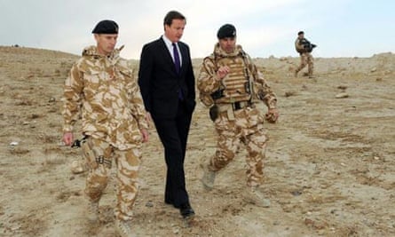 David Cameron visiting Afghanistan, 2009