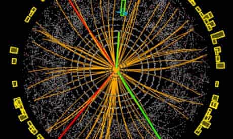 Event display of a Higgs Boson 2e2mu