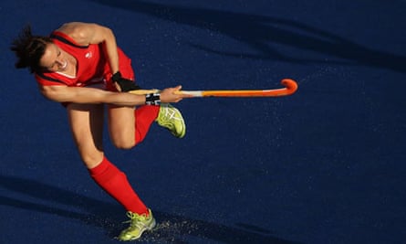 Kate Walsh in action against Japan during the Olympics.