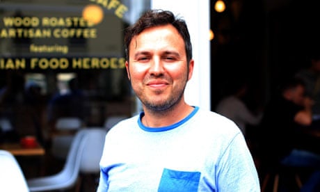 Campaigner Matteo Lamaro of the Curator cafe