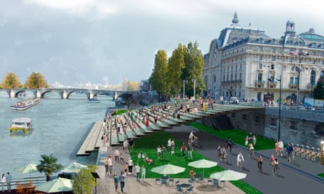 Paris pedestrianisation plan