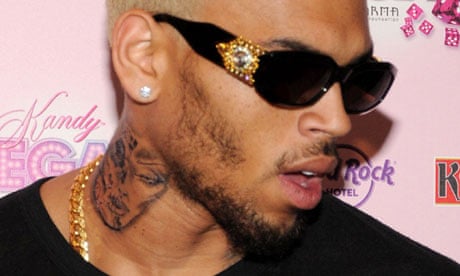 Chris Brown and tattoo