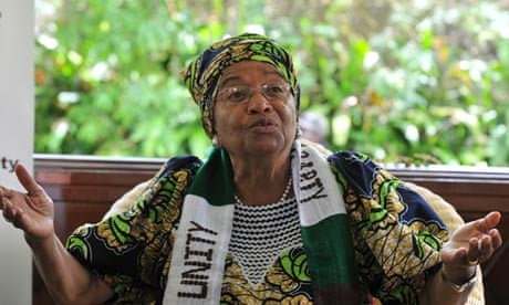 Liberia's President Ellen Johnson Sirleaf