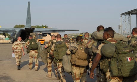French troops head for Mali
