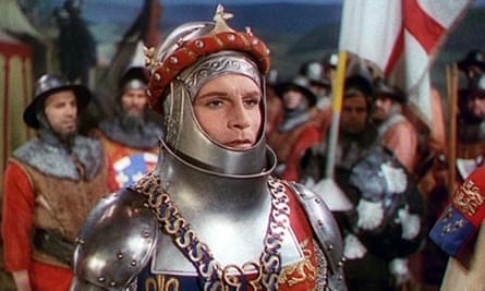 Henry V, portrayed by Laurence Olivier