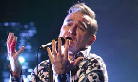 Morrissey performs in Reading, Pennsylvania, January 2013