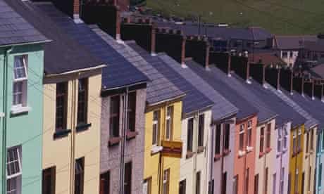 Colorful Row Houses in Bogside