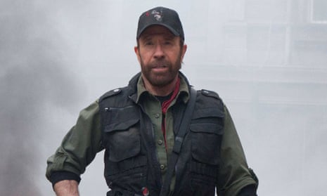 Chuck Norris in The Expendables 2
