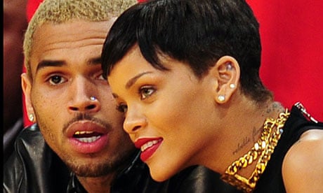 Chris Brown and Rihanna, December 2012