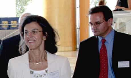 George Papaconstantinou and his cousin Eleni, in 2005