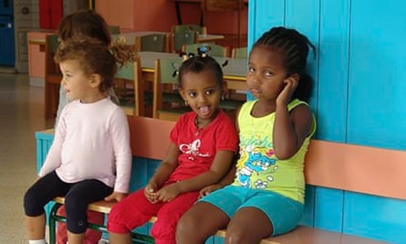 Children at Riace’s nursery school