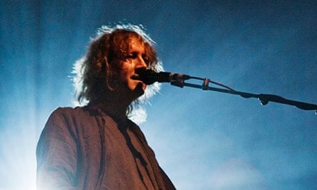Kevin Shields at the Roundhouse in London, in 2008.