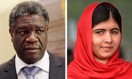 Denis Mukwege and Malala Yousafzai