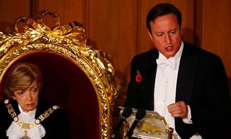 British Prime Minister David Cameron speech at Lord Mayors Banquet