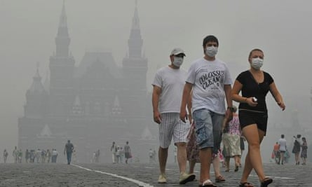 Russians duing the 2012 heatwave