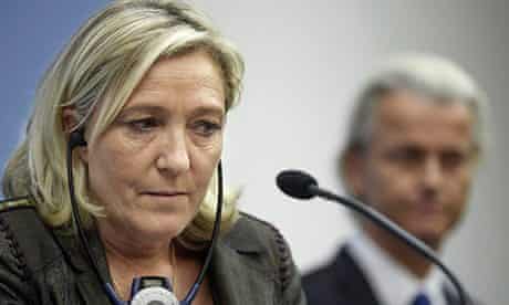 Far-right leaders Le Pen and Wilders discuss European alliance