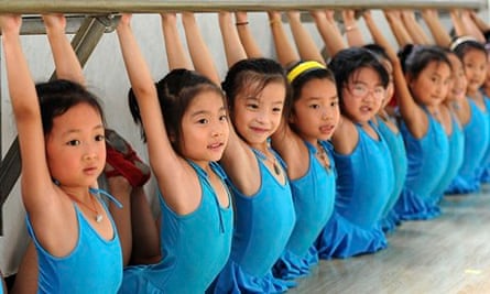 Children at a dance class in Huoqiu, Anhui Province. 