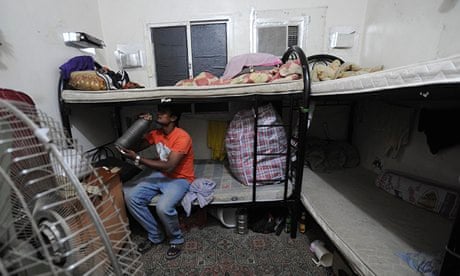 A migrant workers' labour camp, Qatar.