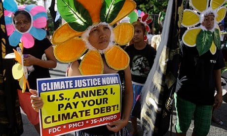 filipino climate change protest manila