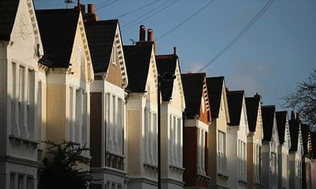 Houses near Clapham, London. People aged between 19 and 25 are most likely of all age groups to move
