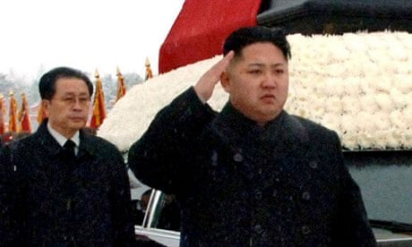 Jang Song-thaek and and Kim Jong-un 